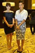 Neha Dhupia, Michelle Poonawala at 10th annual Gemfields and Nazrana Retail Jeweller Awards in Mumbai on 3rd July 2014